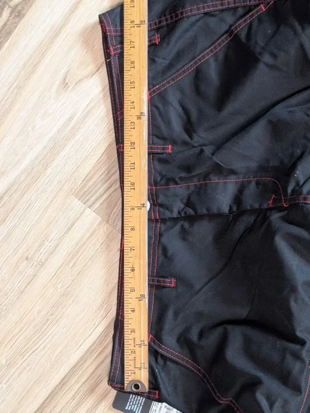True Religion Pants Mens 36 Black Balloon Cargo Denim Wide Leg Streetwear